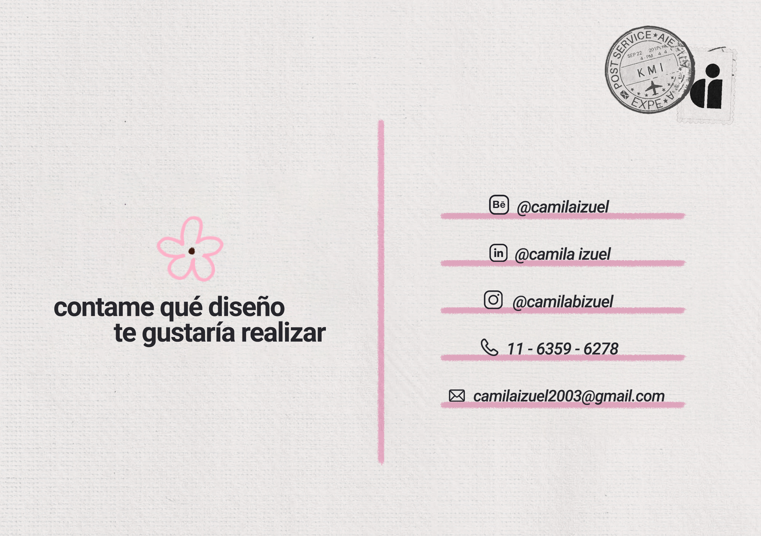 Postal reverso